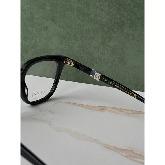 NEW Gucci GG1497O Black Square Unisex Eyeglasses Frames main image 7